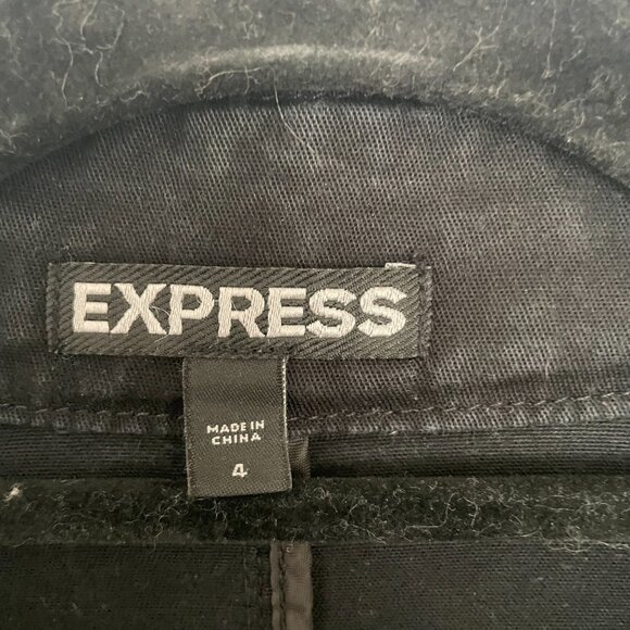 Express Denim Moto Jacket in black - Picture 5 of 7